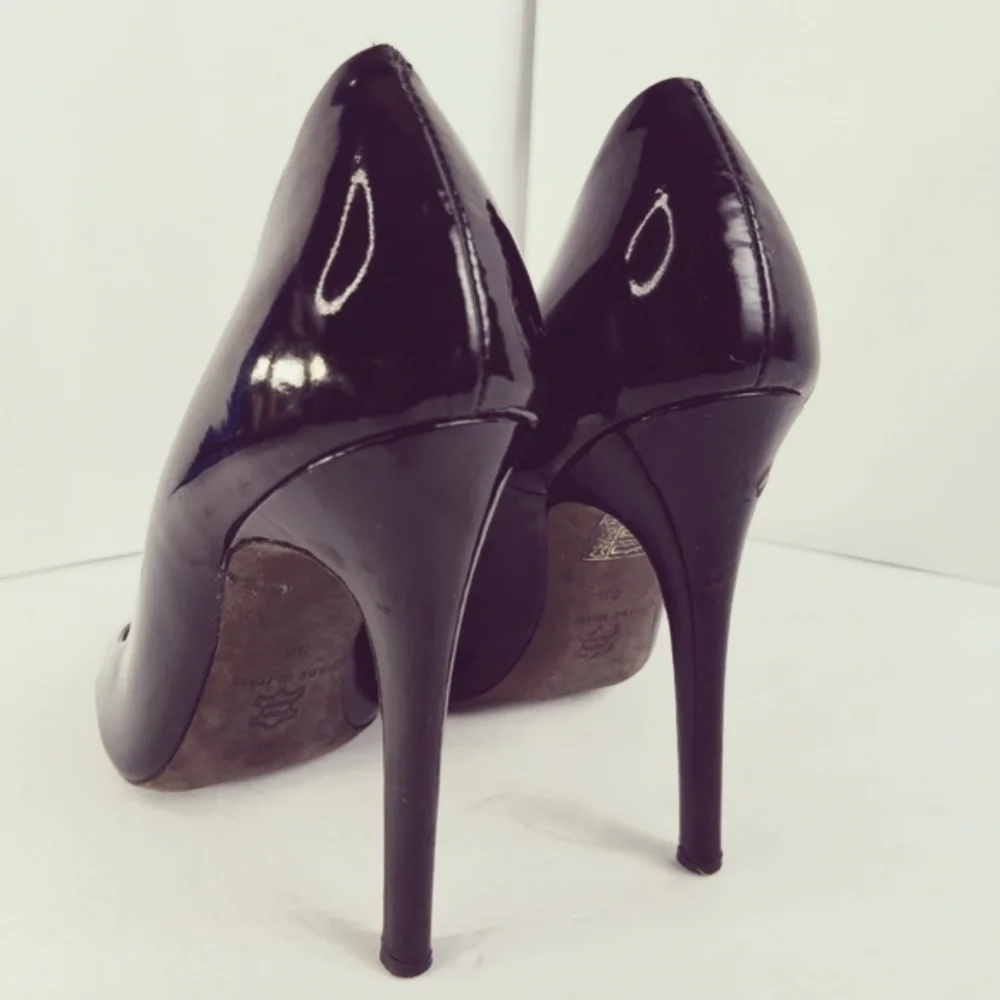 Kurt Geiger Black Patent Leather Stiletto Pumps 4